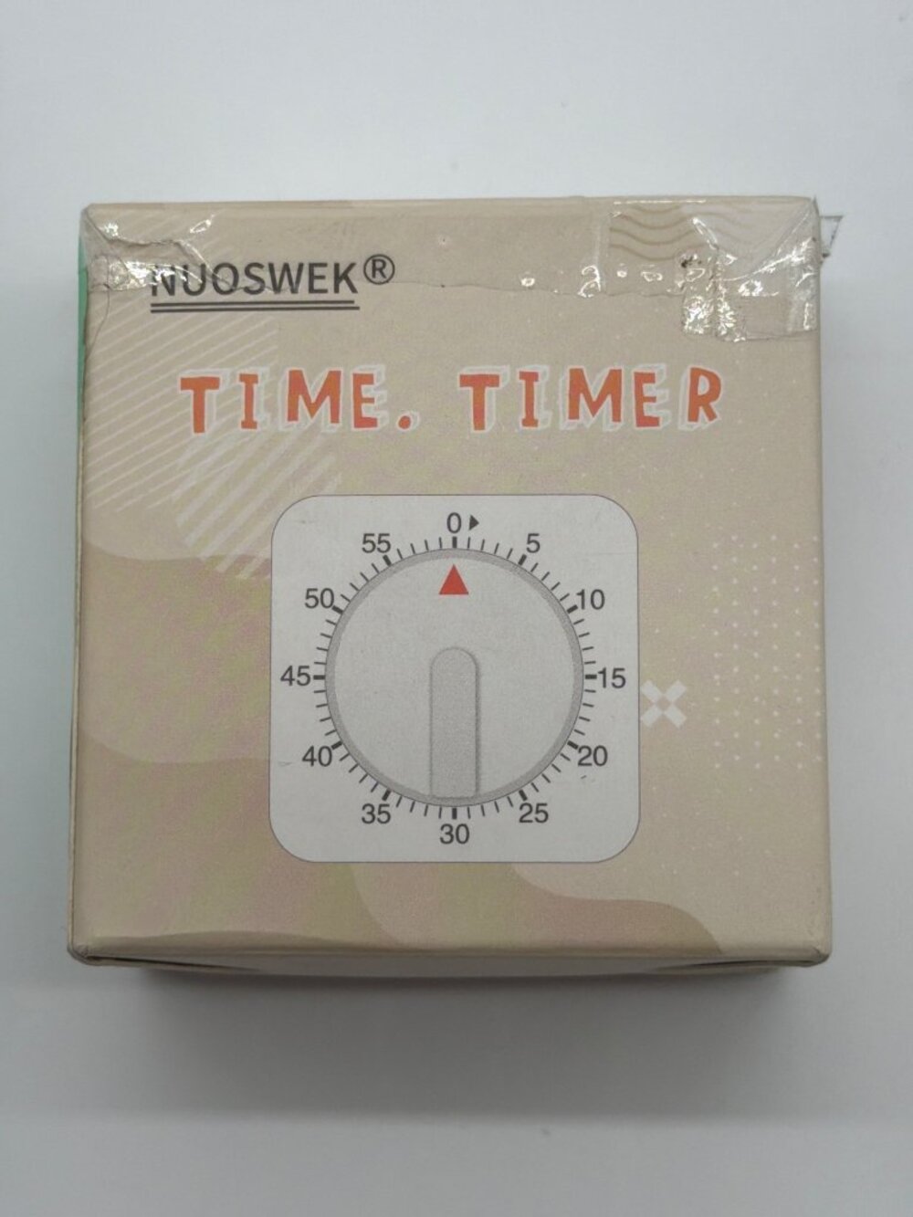 Mechanical Kitchen Timer 55-Minute Countdown With Magnetic Back No Battery Requi